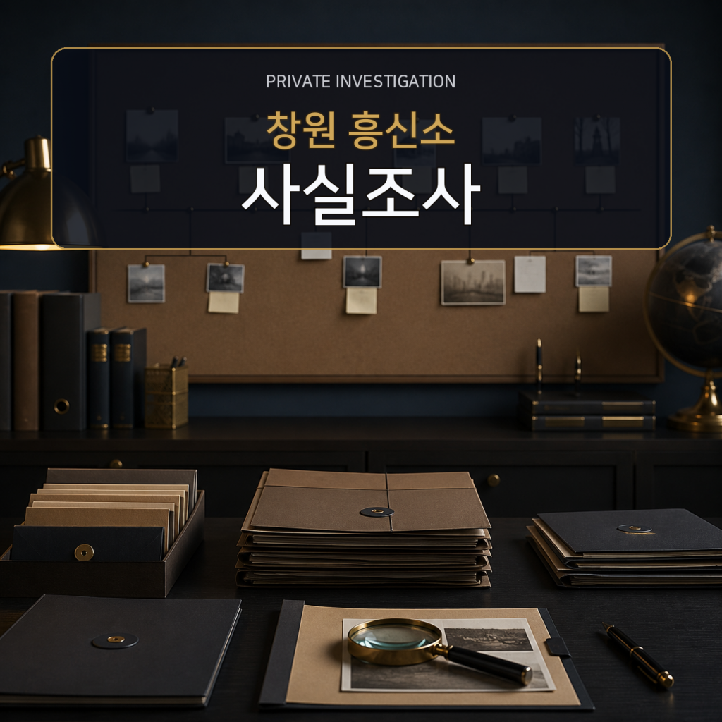창원 사실관계 조사 전문 흥신소