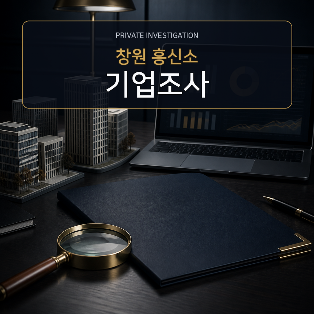 창원 기업·거래처 조사 전문 흥신소