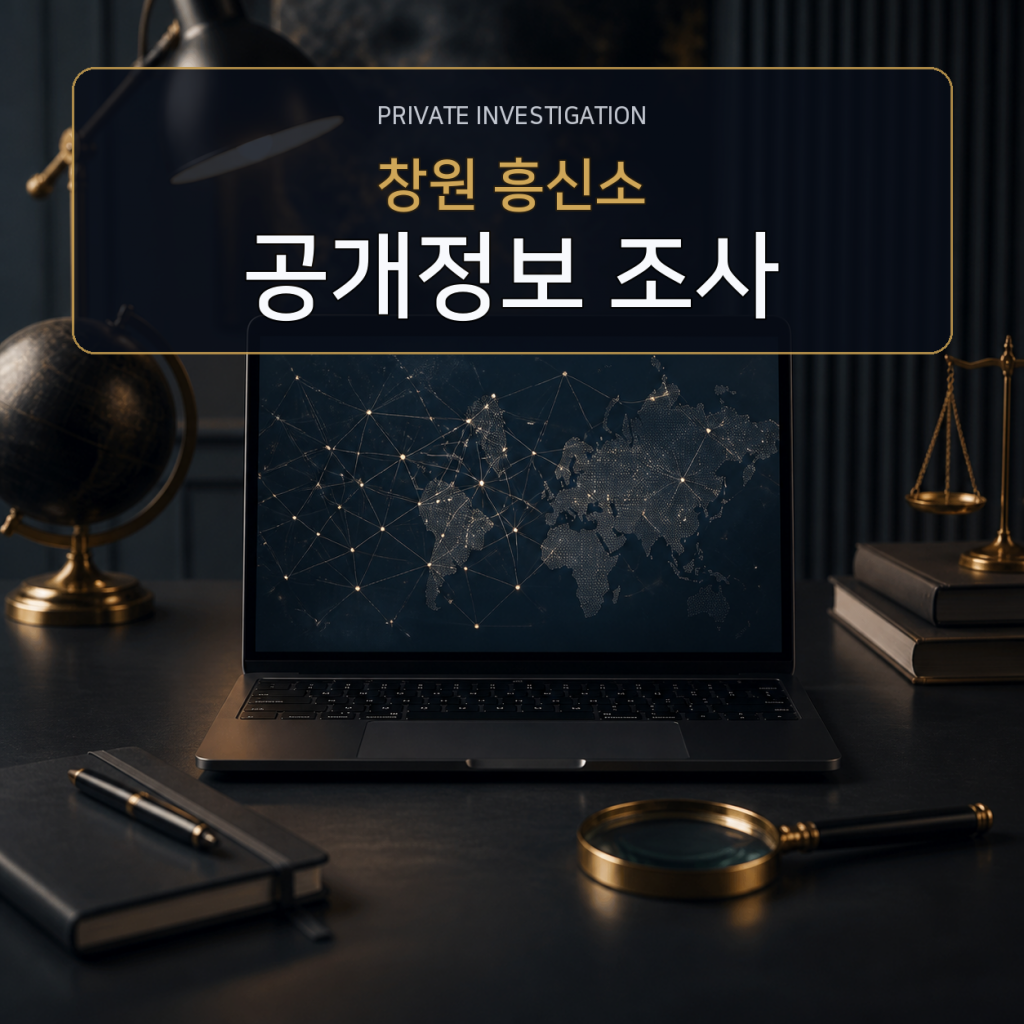 창원 디지털 공개정보 조사 전문 흥신소